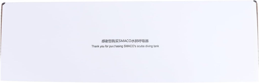 SMACO Mini Scuba Tank 1L Small Diving Tank up to 20 Minutes Dive Time Portable Lung Air Tank Diving Oxygen Cylinder Kit for Underwater Exploration Emergency Rescue Pony Bottle S400