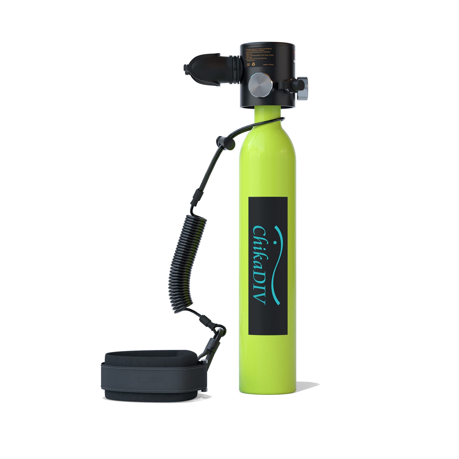 Mini Scuba Tank with Pump,Portable Diving Tank,0.5l Lung Tank for Snorkeling Diving, Reusable Scuba Diving Kit Gear with Pump Underwater Breathing Training, Emergency Rescue