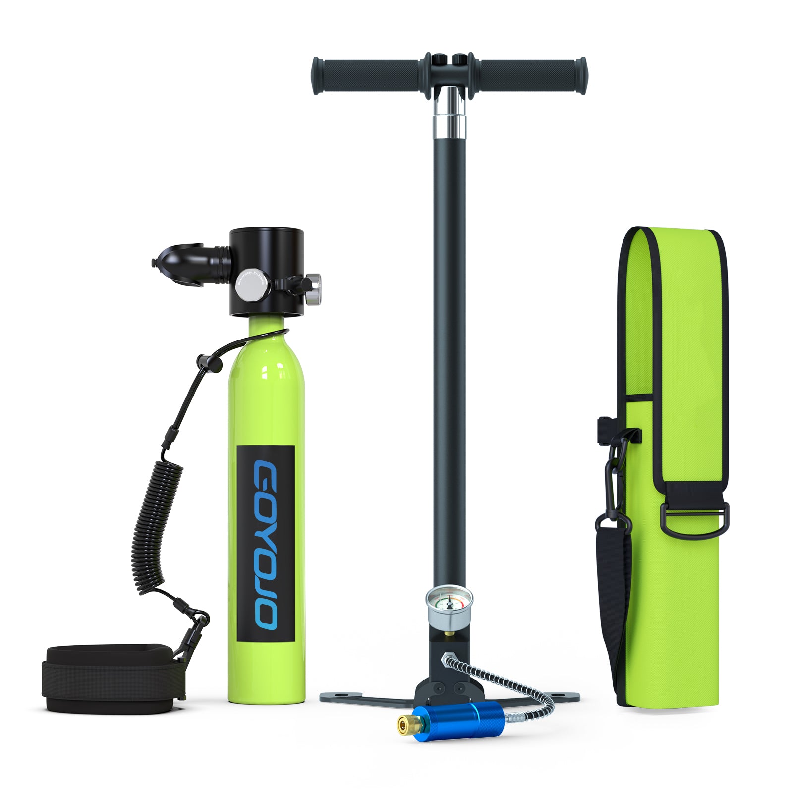 GOYOJO Mini Scuba Tank 0.5L with Hand Pump