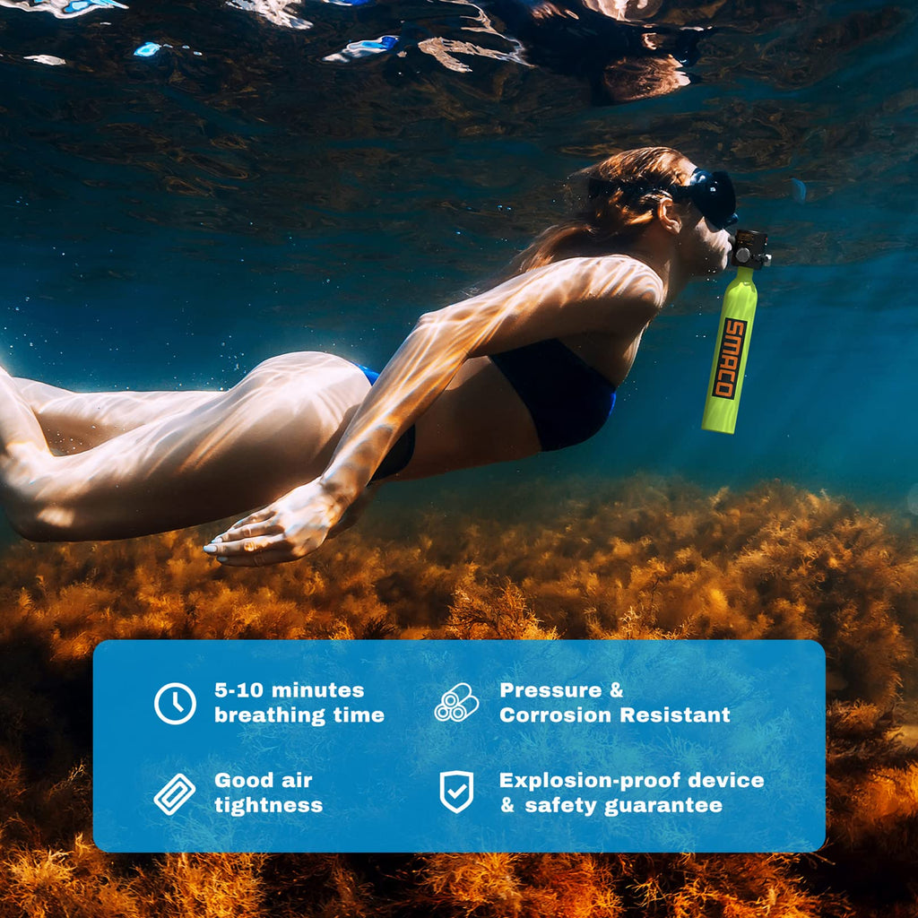 SMACO S300Plus 0.5liter Mini Scuba Tank